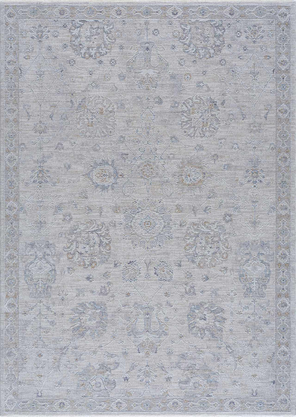 Hauteloom Albuquerque ALBUQ Light Gray Machine Made Polyester Rug
