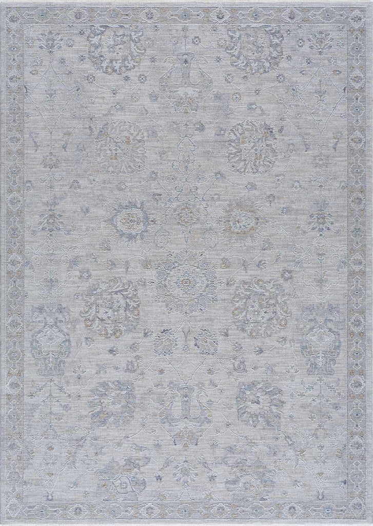 Hauteloom Albuquerque ALBUQ Light Gray Machine Made Polyester Rug