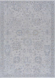 Hauteloom Albuquerque ALBUQ Light Gray Machine Made Polyester Rug