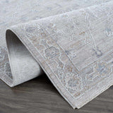 Hauteloom Albuquerque ALBUQ Light Gray Machine Made Polyester Rug