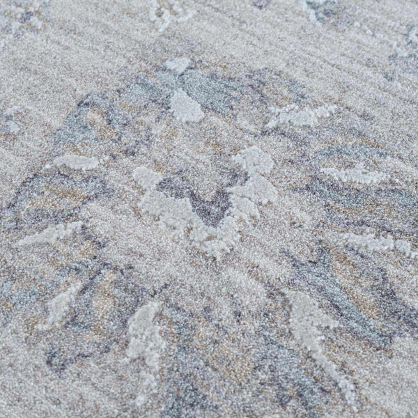 Hauteloom Albuquerque ALBUQ Light Gray Machine Made Polyester Rug