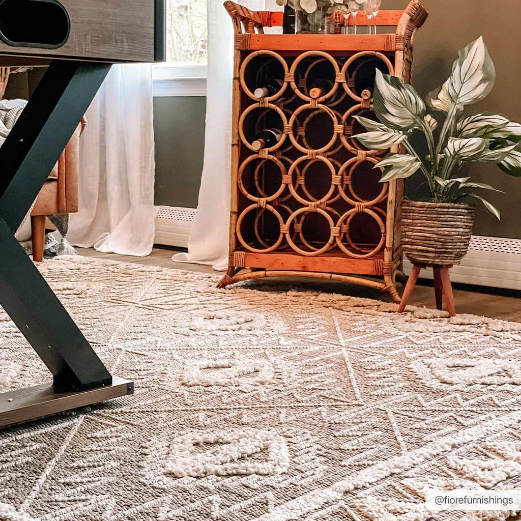 Hauteloom Agoo AGOO Charcoal Machine Made Polyester Rug