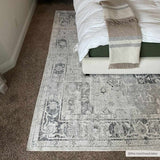 Hauteloom Akram HLLLAKRAMA1 Cream Machine Made Polyester Rug