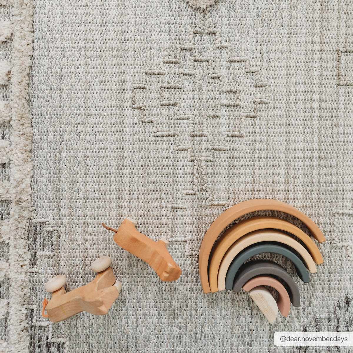 Hauteloom Amaga AMAGA Charcoal Machine Made Polyester Rug
