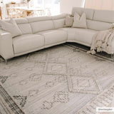 Hauteloom Amaga AMAGA Charcoal Machine Made Polyester Rug
