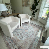 Hauteloom Analu HCAHANALUA1 Tan Machine Made Polyester Rug