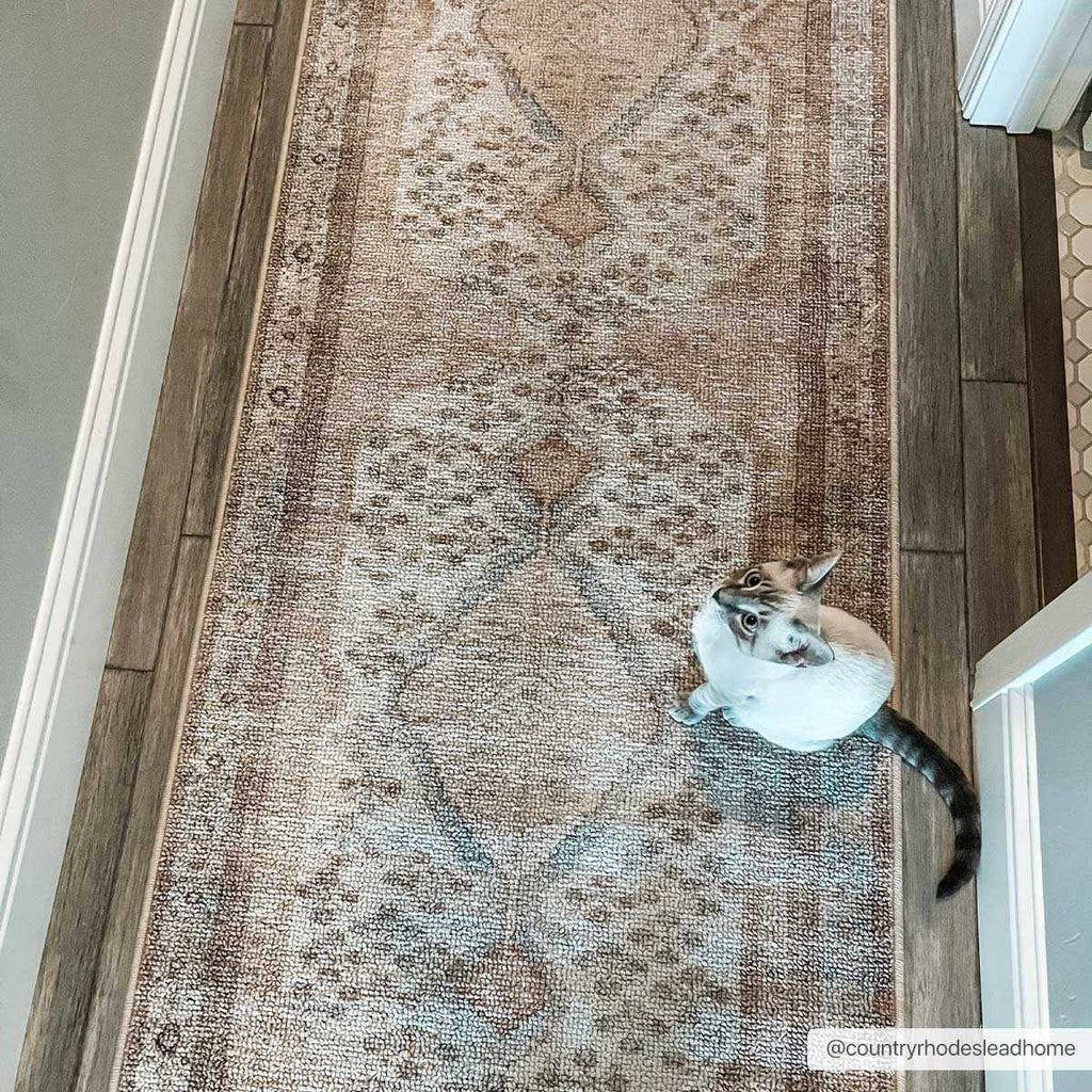 Hauteloom Analu HCAHANALUA1 Tan Machine Made Polyester Rug