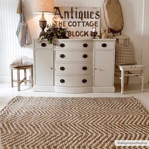 Hauteloom Aren SKEAARENJA1 Tan Woven/Flatwoven Jute Rug