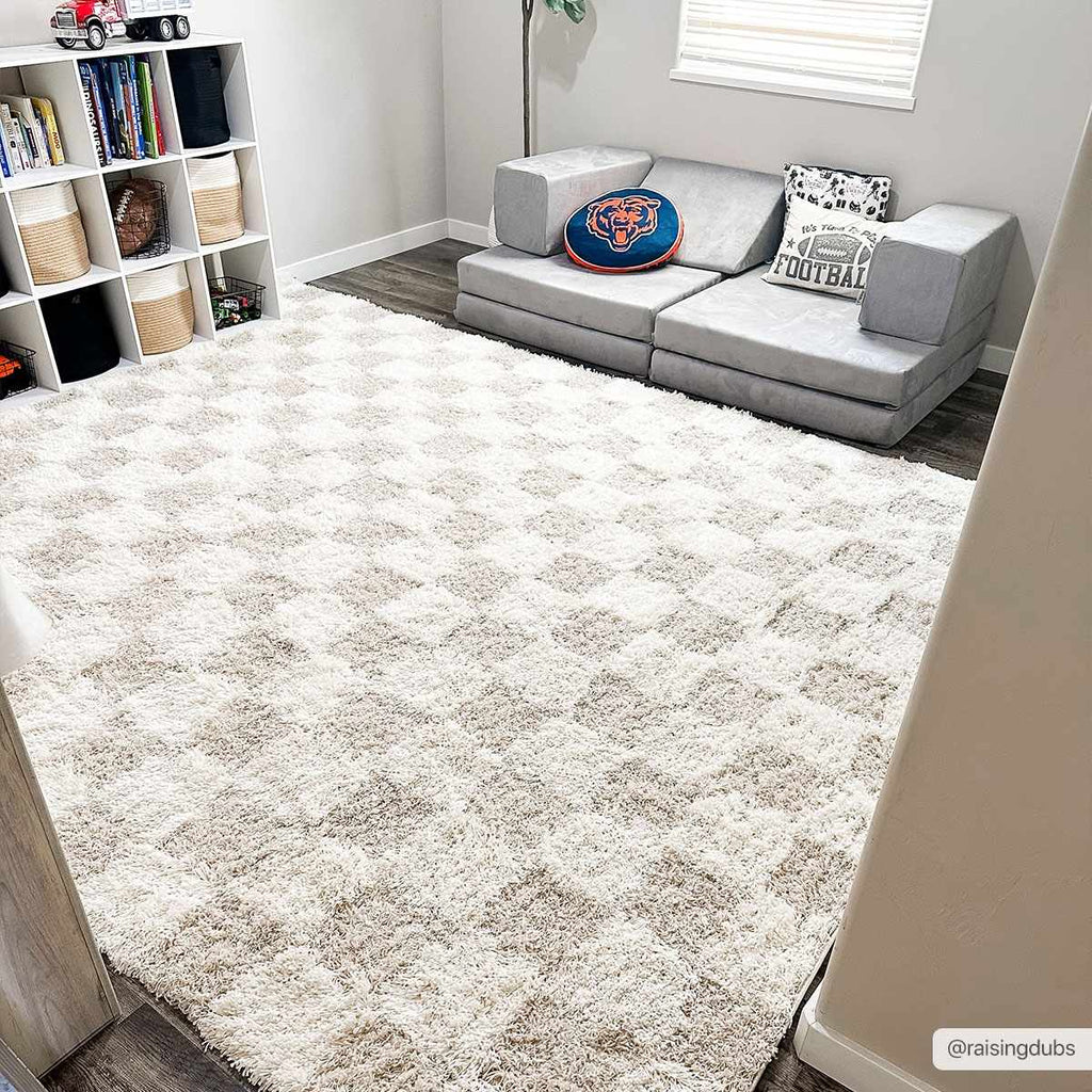 Hauteloom Atira SUSGATIRBA5 Cream Machine Made Polypropylene Rug