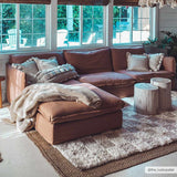 Hauteloom Atira SUSGATIRBA5 Cream Machine Made Polypropylene Rug