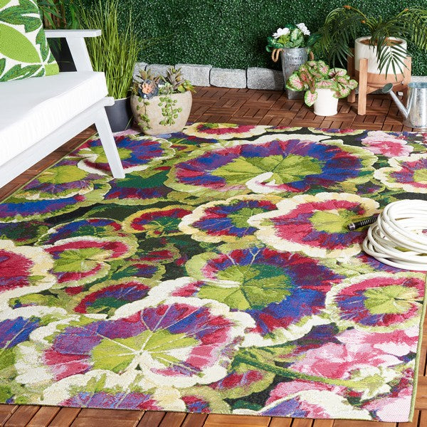 safavieh clearance barbados bar556z black green rug