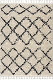 Hauteloom Wallagrass WAL Charcoal Machine Made Polypropylene Rug