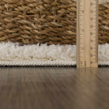 Hauteloom Wallagrass WAL Charcoal Machine Made Polypropylene Rug