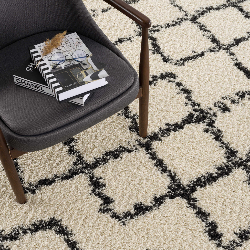 Hauteloom Wallagrass WAL Charcoal Machine Made Polypropylene Rug