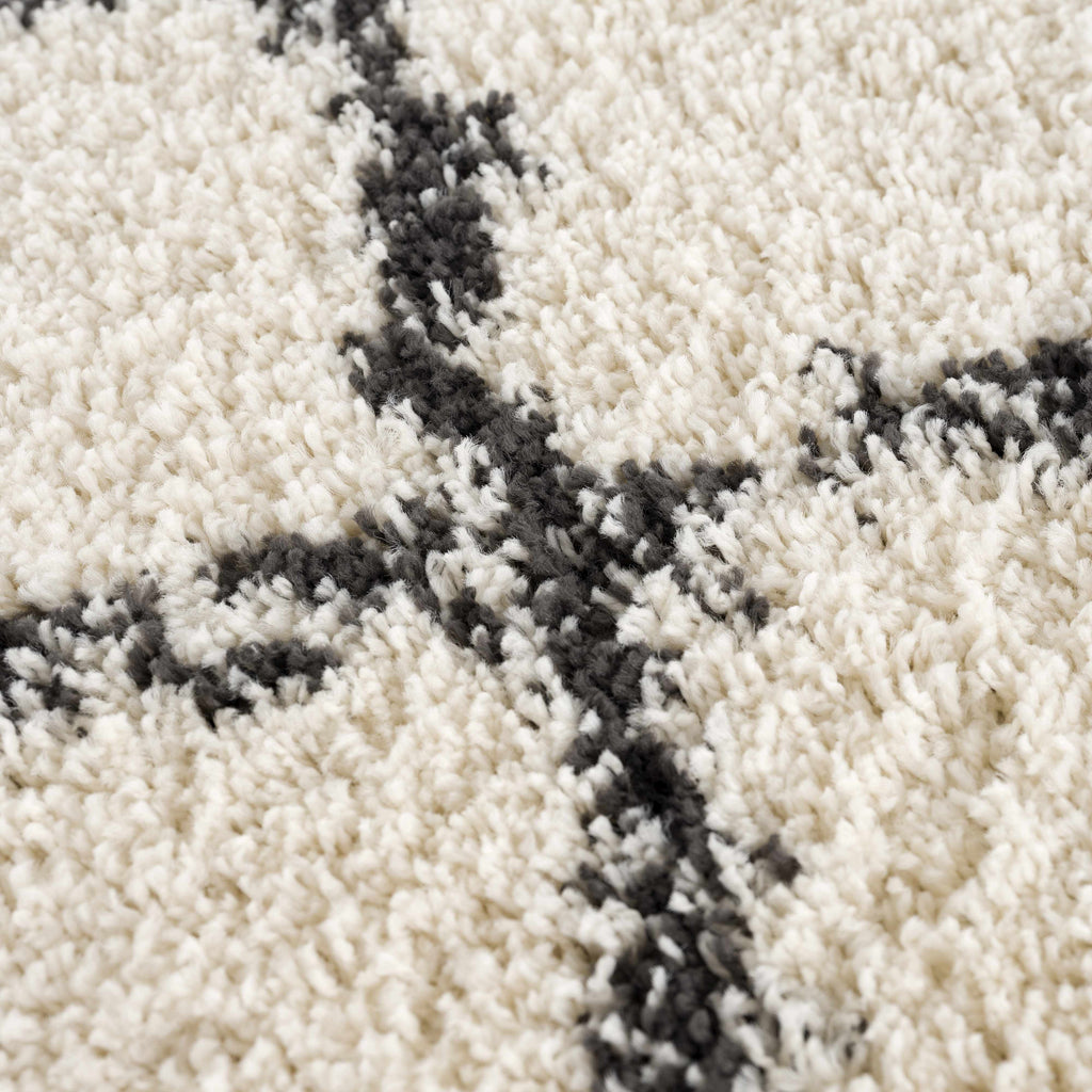 Hauteloom Wallagrass WAL Charcoal Machine Made Polypropylene Rug
