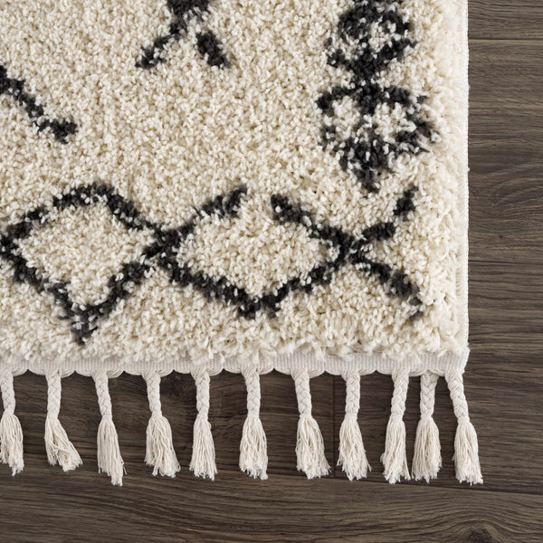 Hauteloom Godalming GOD Charcoal Machine Made Polypropylene Rug