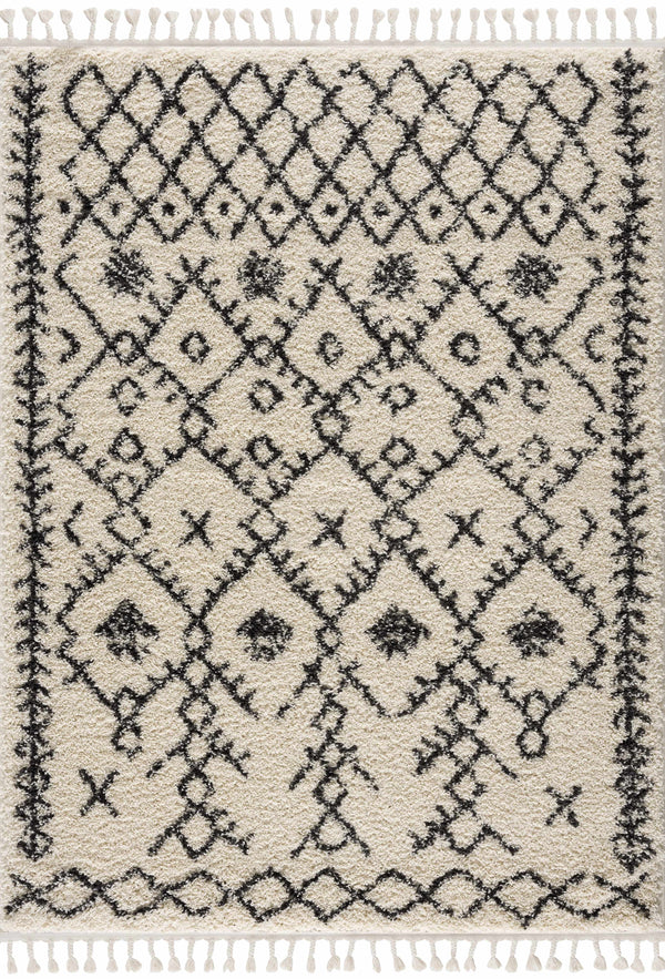 Hauteloom Godalming GOD Charcoal Machine Made Polypropylene Rug