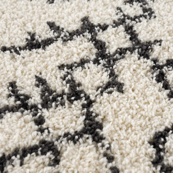 Hauteloom Godalming GOD Charcoal Machine Made Polypropylene Rug