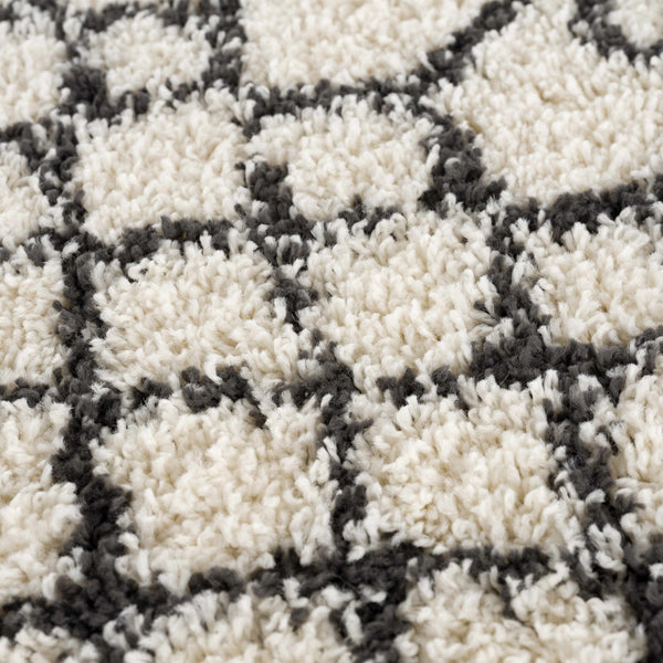 Hauteloom Munich MUNIC Charcoal Machine Made Polypropylene Rug