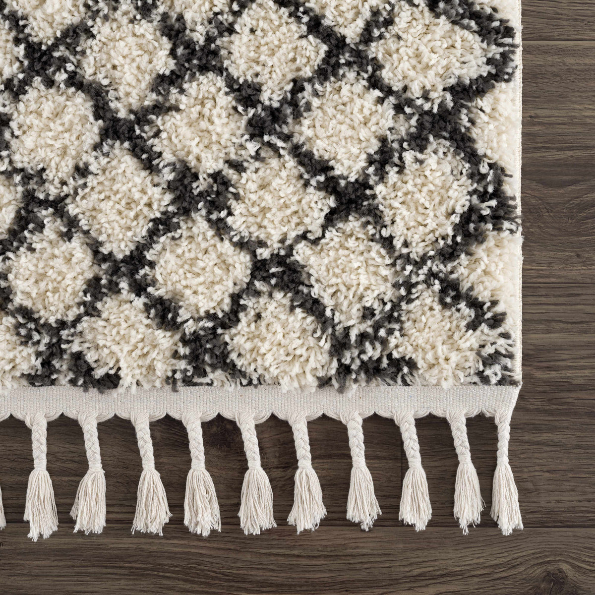 Hauteloom Munich MUNIC Charcoal Machine Made Polypropylene Rug