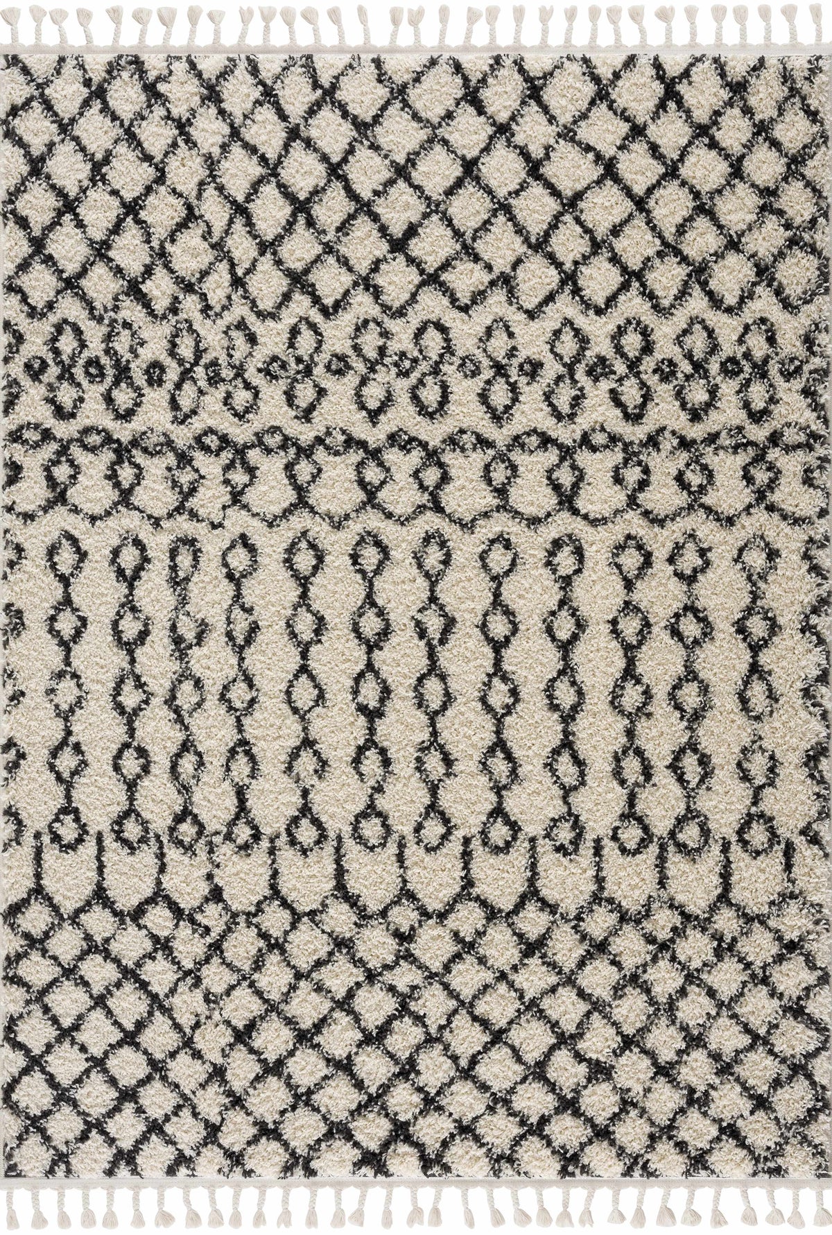 Hauteloom Munich MUNIC Charcoal Machine Made Polypropylene Rug