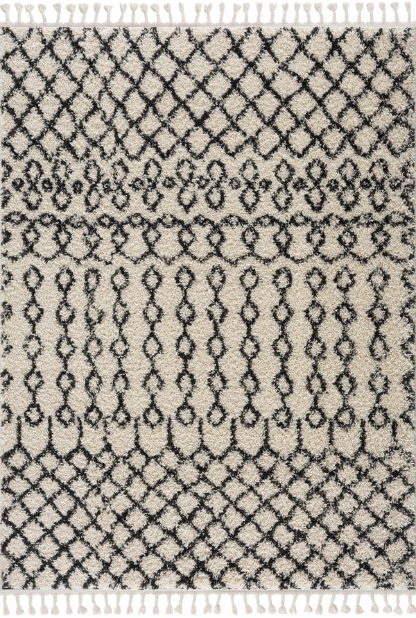 Hauteloom Munich MUNIC Charcoal Machine Made Polypropylene Rug
