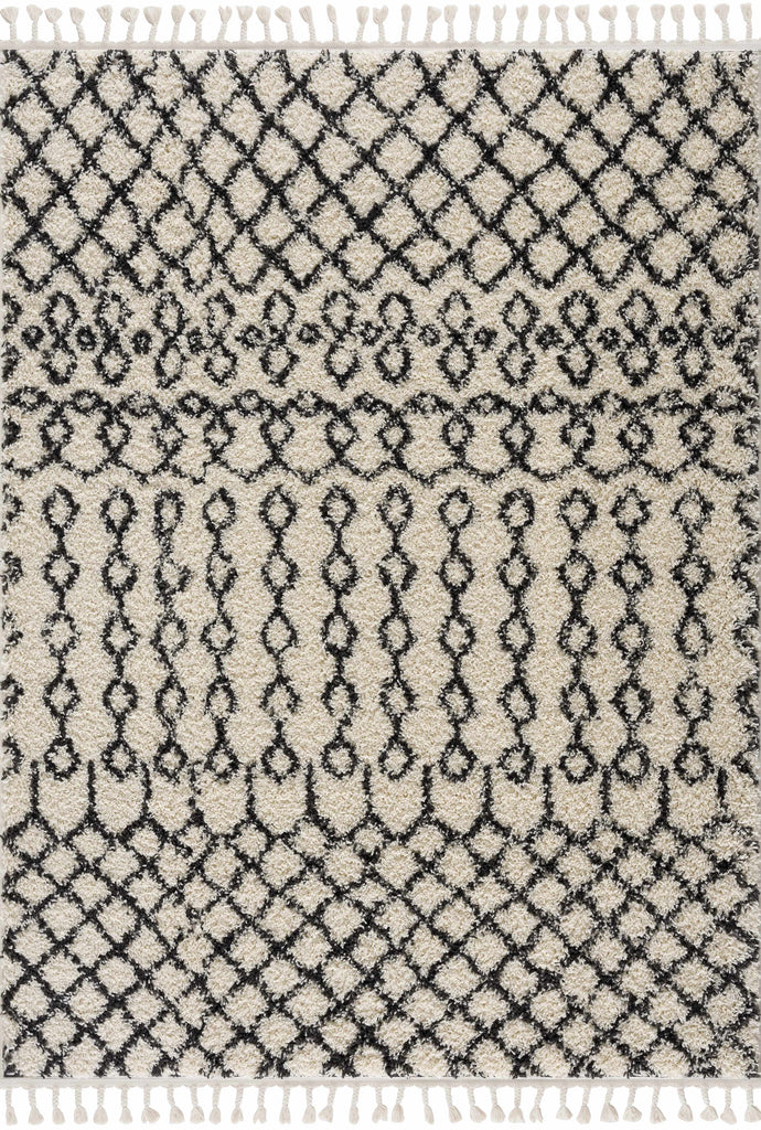 Hauteloom Munich MUNIC Charcoal Machine Made Polypropylene Rug