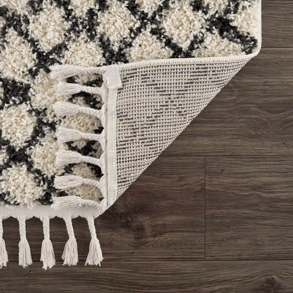 Hauteloom Munich MUNIC Charcoal Machine Made Polypropylene Rug