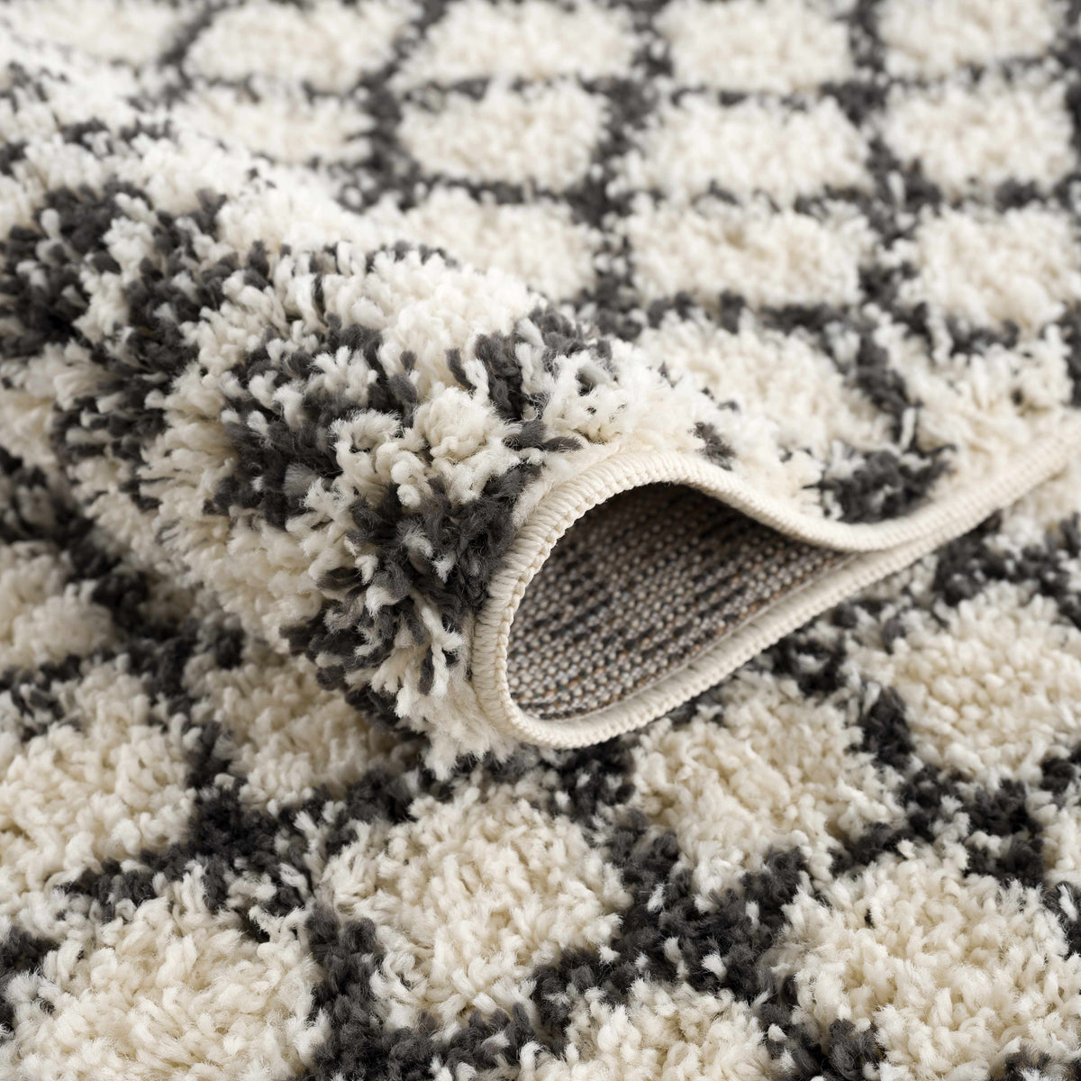 Hauteloom Munich MUNIC Charcoal Machine Made Polypropylene Rug