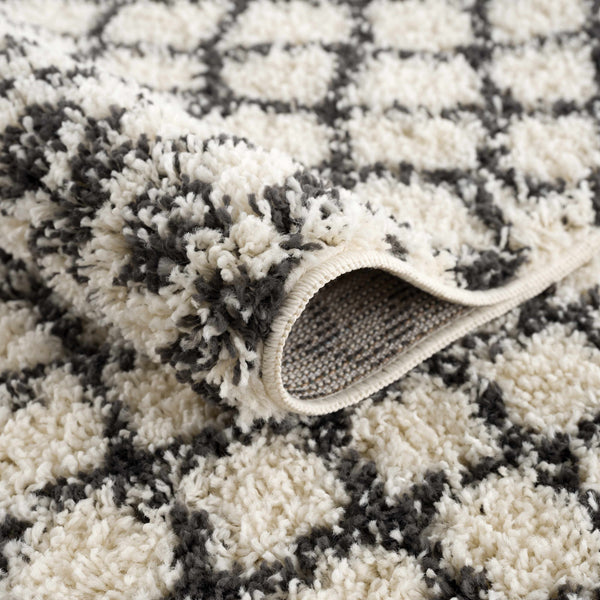 Hauteloom Munich MUNIC Charcoal Machine Made Polypropylene Rug