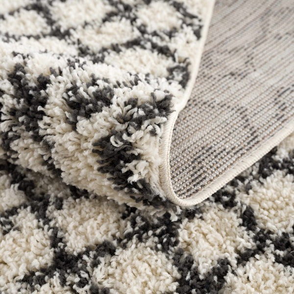 Hauteloom Munich MUNIC Charcoal Machine Made Polypropylene Rug