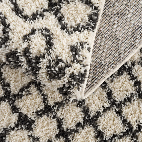 Hauteloom Munich MUNIC Charcoal Machine Made Polypropylene Rug