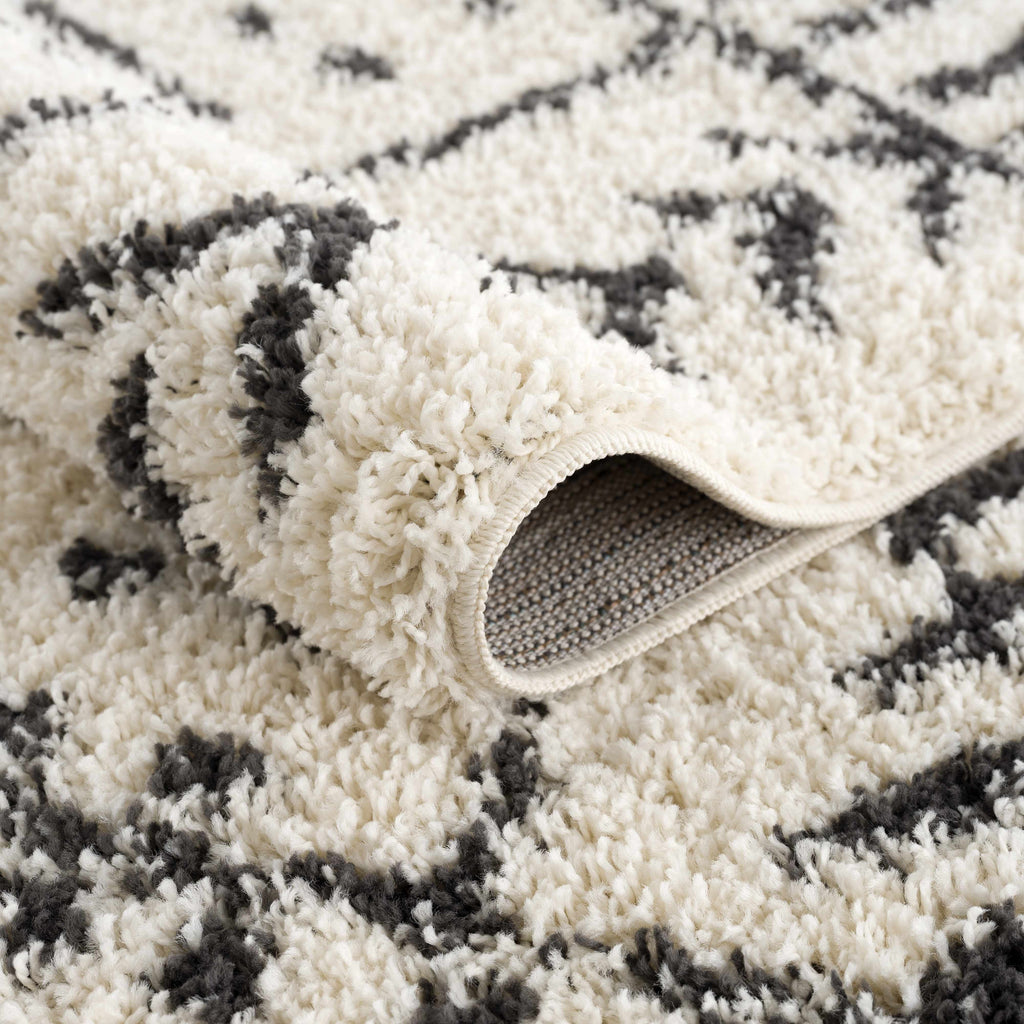 Hauteloom Hauppauge HAUP Charcoal Machine Made Polypropylene Rug