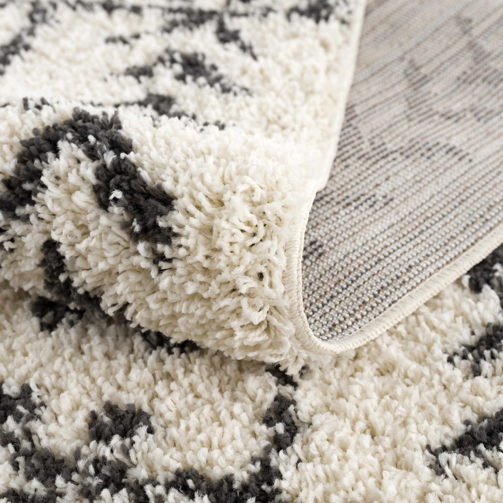 Hauteloom Hauppauge HAUP Charcoal Machine Made Polypropylene Rug