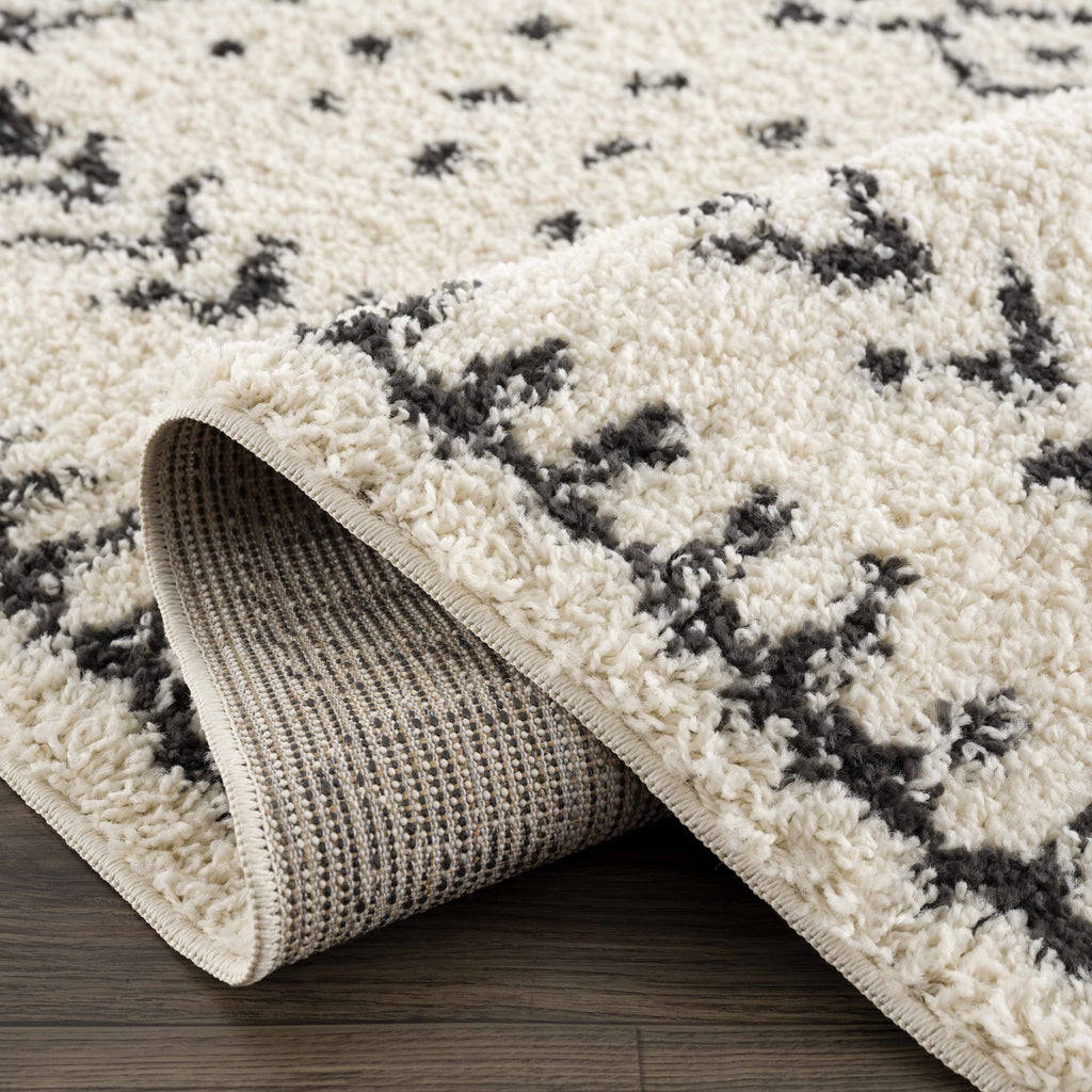 Hauteloom Hauppauge HAUP Charcoal Machine Made Polypropylene Rug