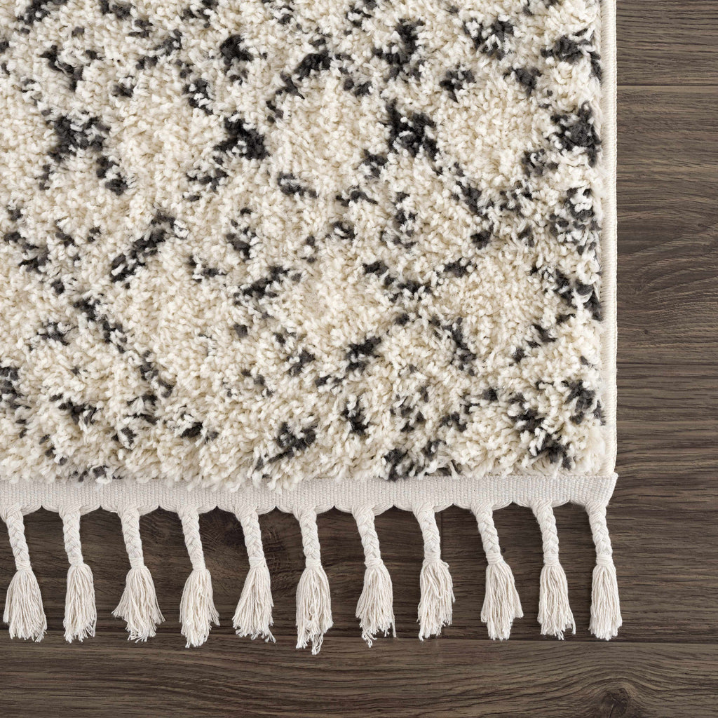 Hauteloom Limited Edition KIBUR Charcoal Machine Made Polypropylene Rug