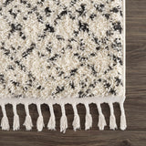 Hauteloom Limited Edition KIBUR Charcoal Machine Made Polypropylene Rug