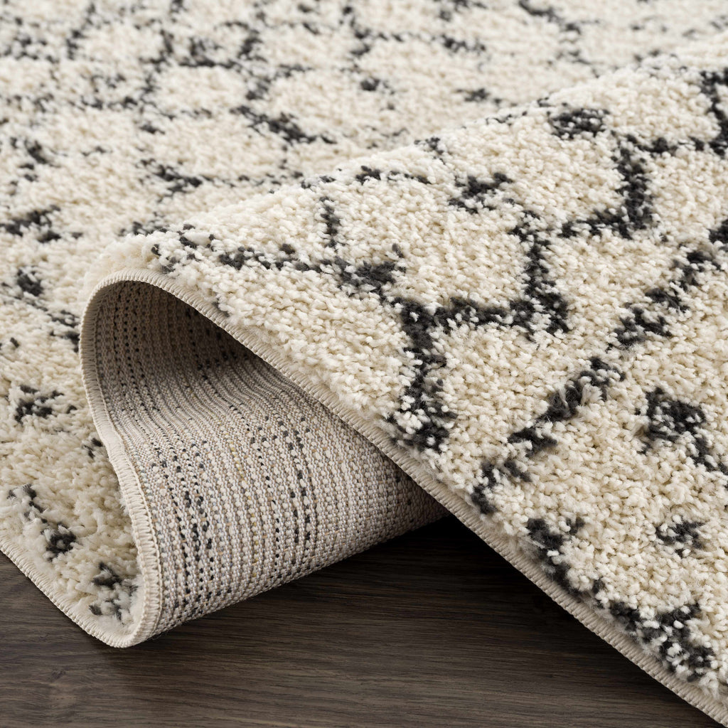 Hauteloom Limited Edition KIBUR Charcoal Machine Made Polypropylene Rug