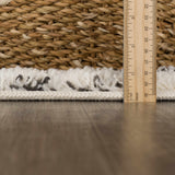 Hauteloom Limited Edition KIBUR Charcoal Machine Made Polypropylene Rug