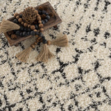 Hauteloom Limited Edition KIBUR Charcoal Machine Made Polypropylene Rug