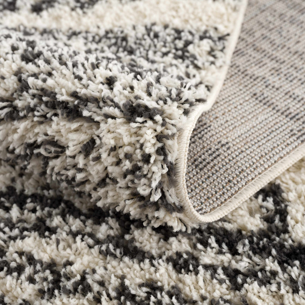 Hauteloom Fishhook FISHH Light Brown Machine Made Polypropylene Rug