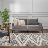 Hauteloom Fishhook FISHH Light Brown Machine Made Polypropylene Rug
