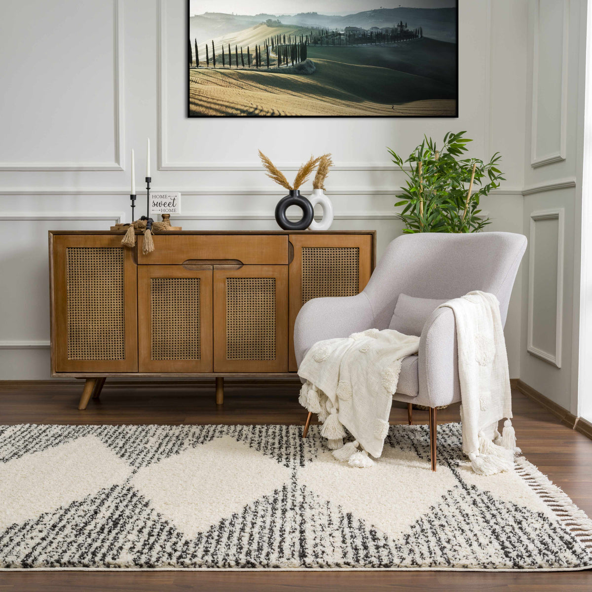 Hauteloom Howth HOWT Gray Machine Made Polypropylene Rug