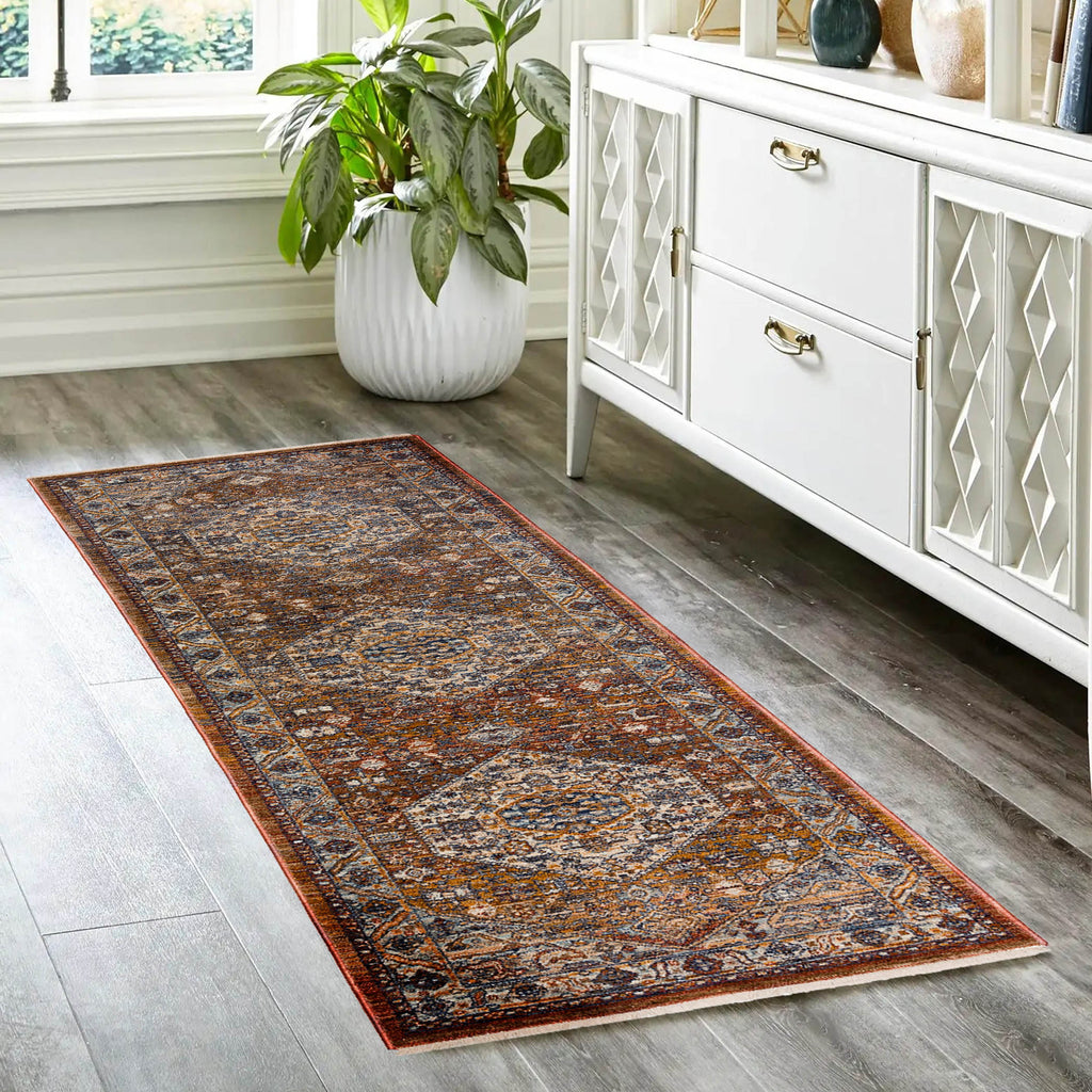 dalyn bergama be1 paprika rug