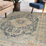 dalyn bergama be3 navy rug