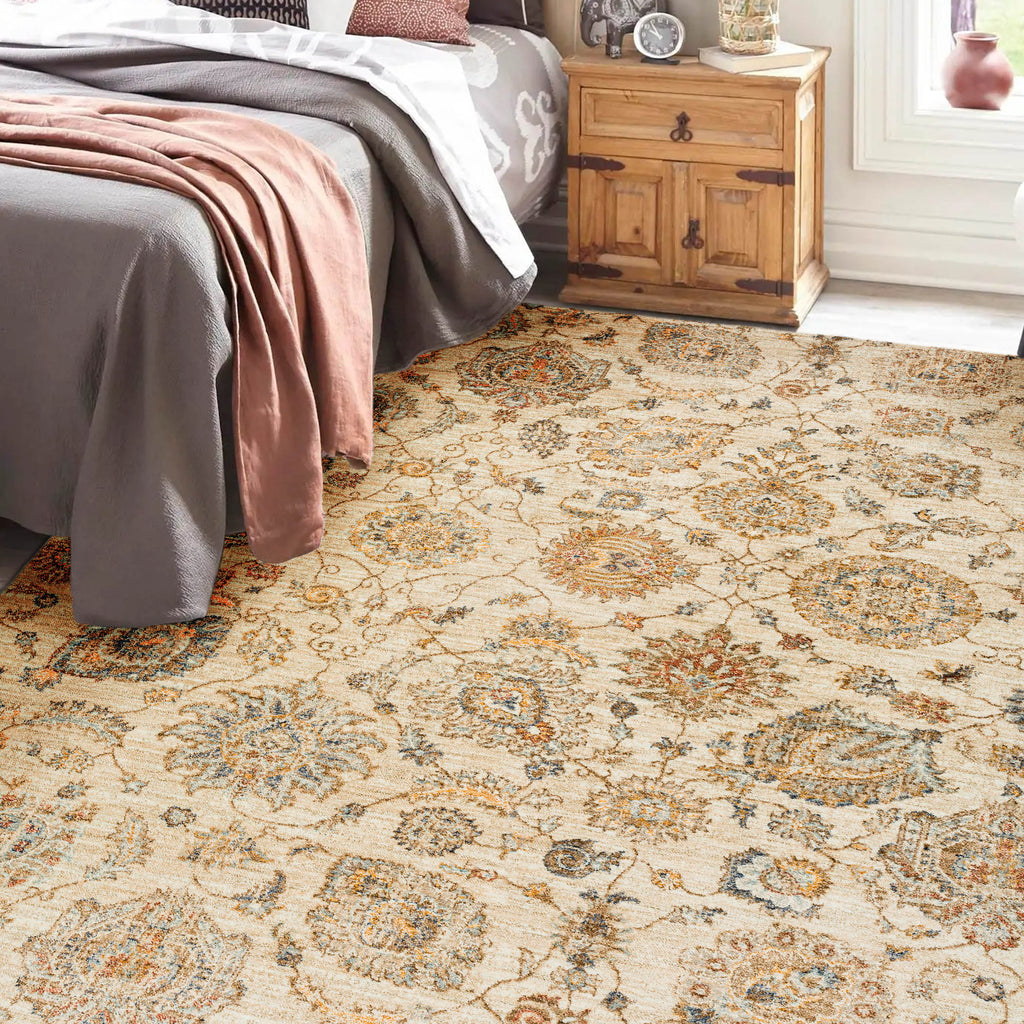 dalyn bergama be5 ivory rug