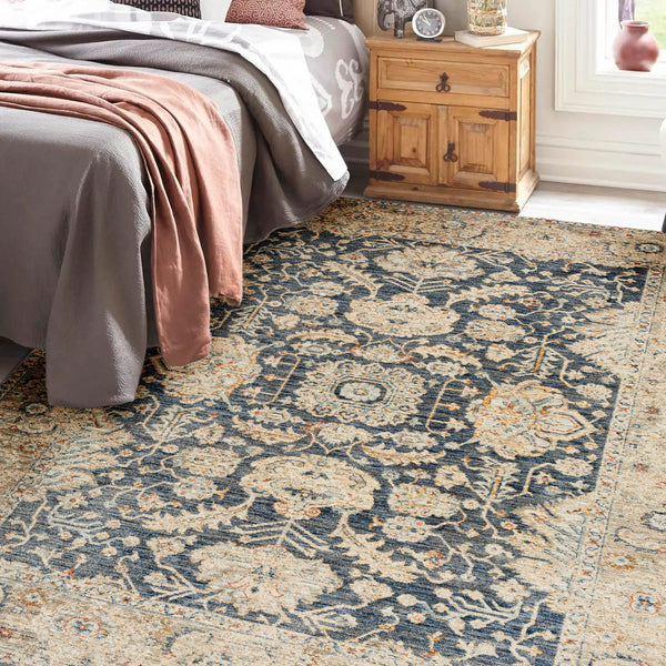 dalyn bergama be8 navy rug