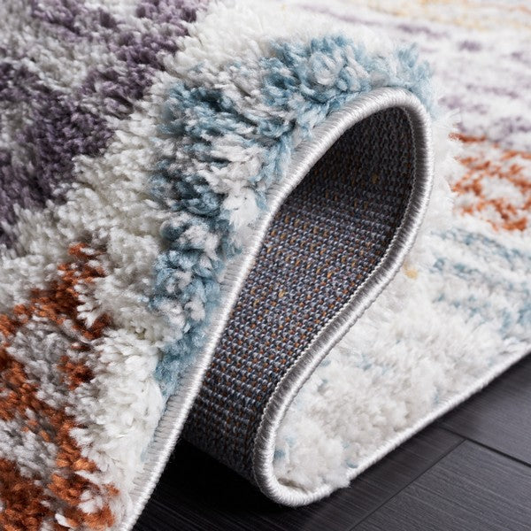safavieh clearance berber shag ber585a blue rust rug