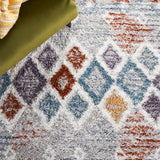 safavieh clearance berber shag ber585a blue rust rug