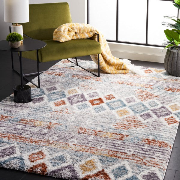safavieh clearance berber shag ber585a blue rust rug